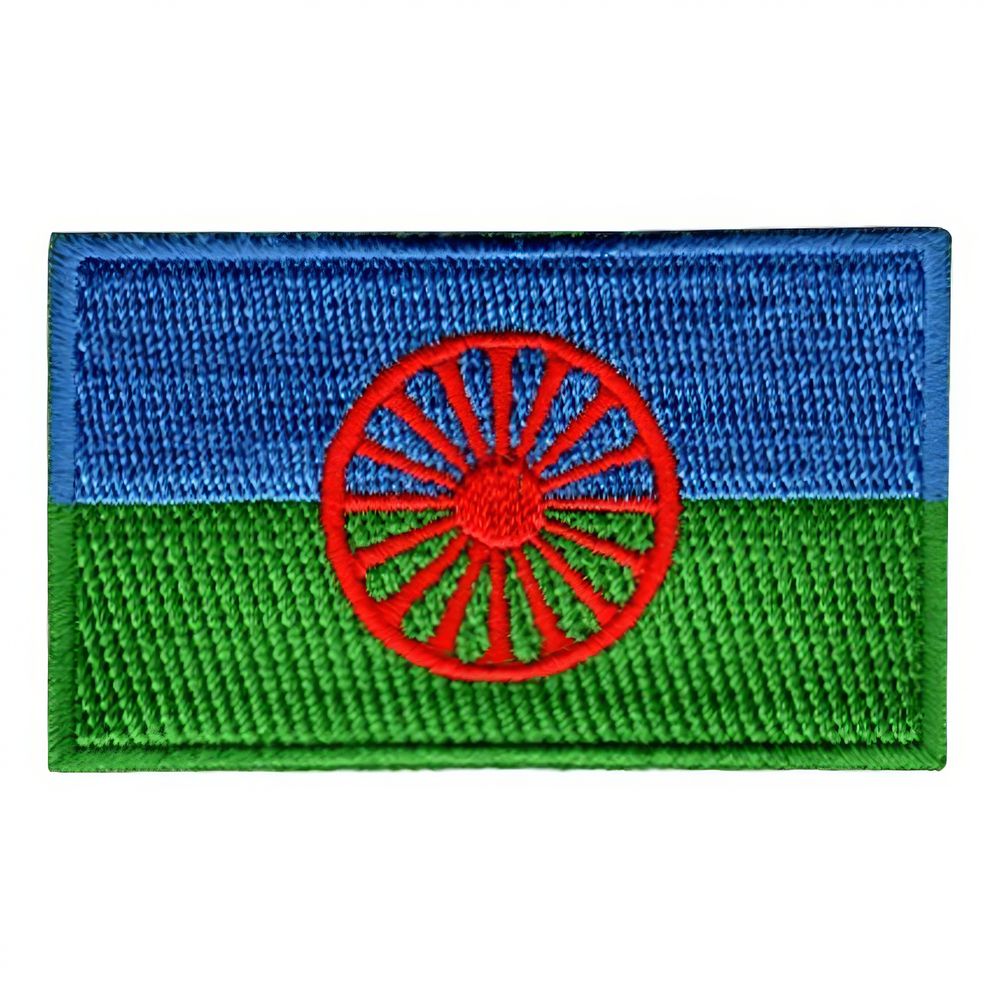 Stoffmerke Romanifolkets Flagg