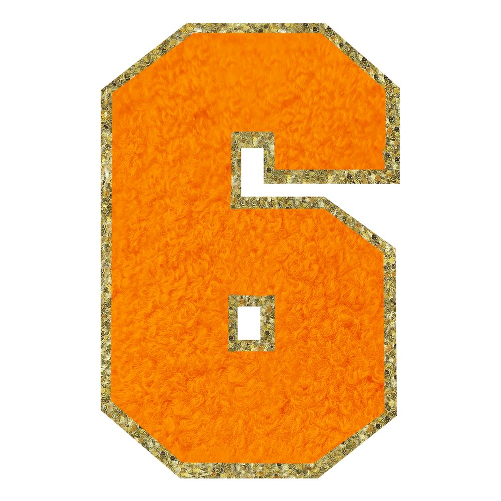 Stofmærke Tal Orange