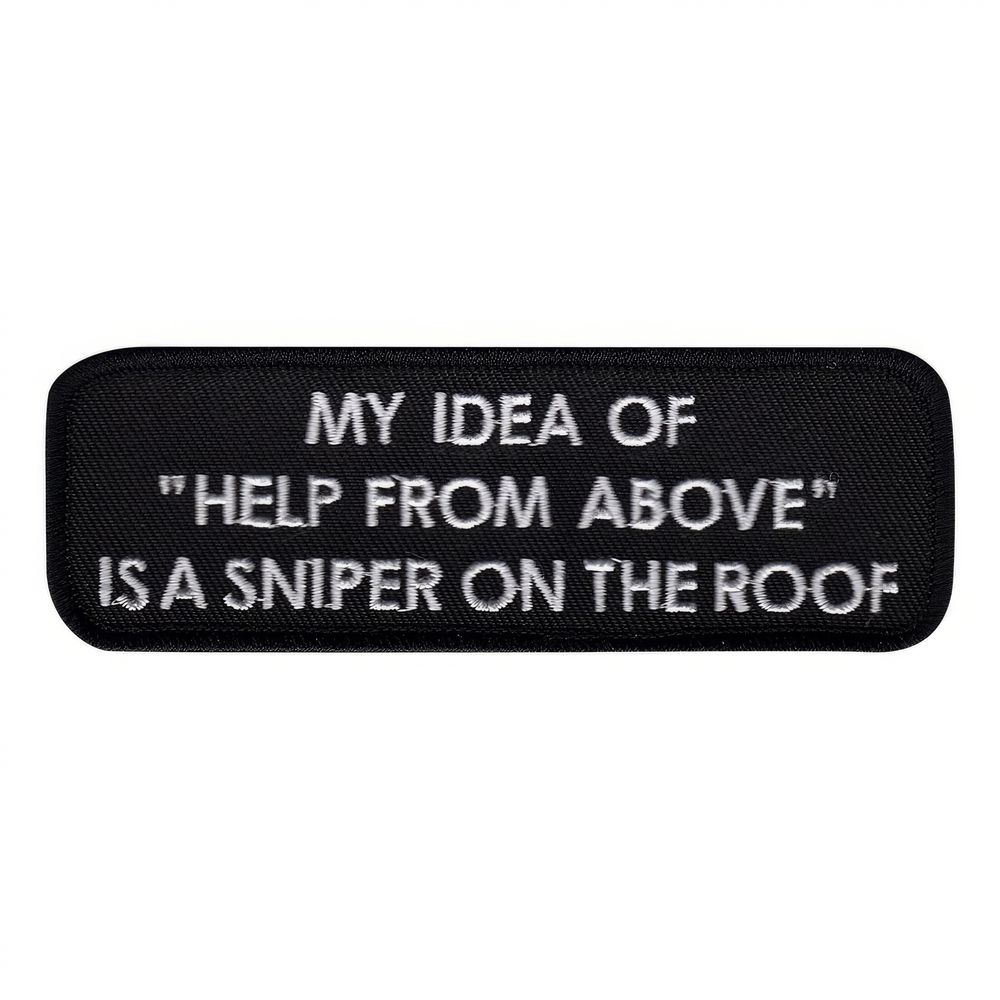 Kangasmerkki Sniper On The Roof