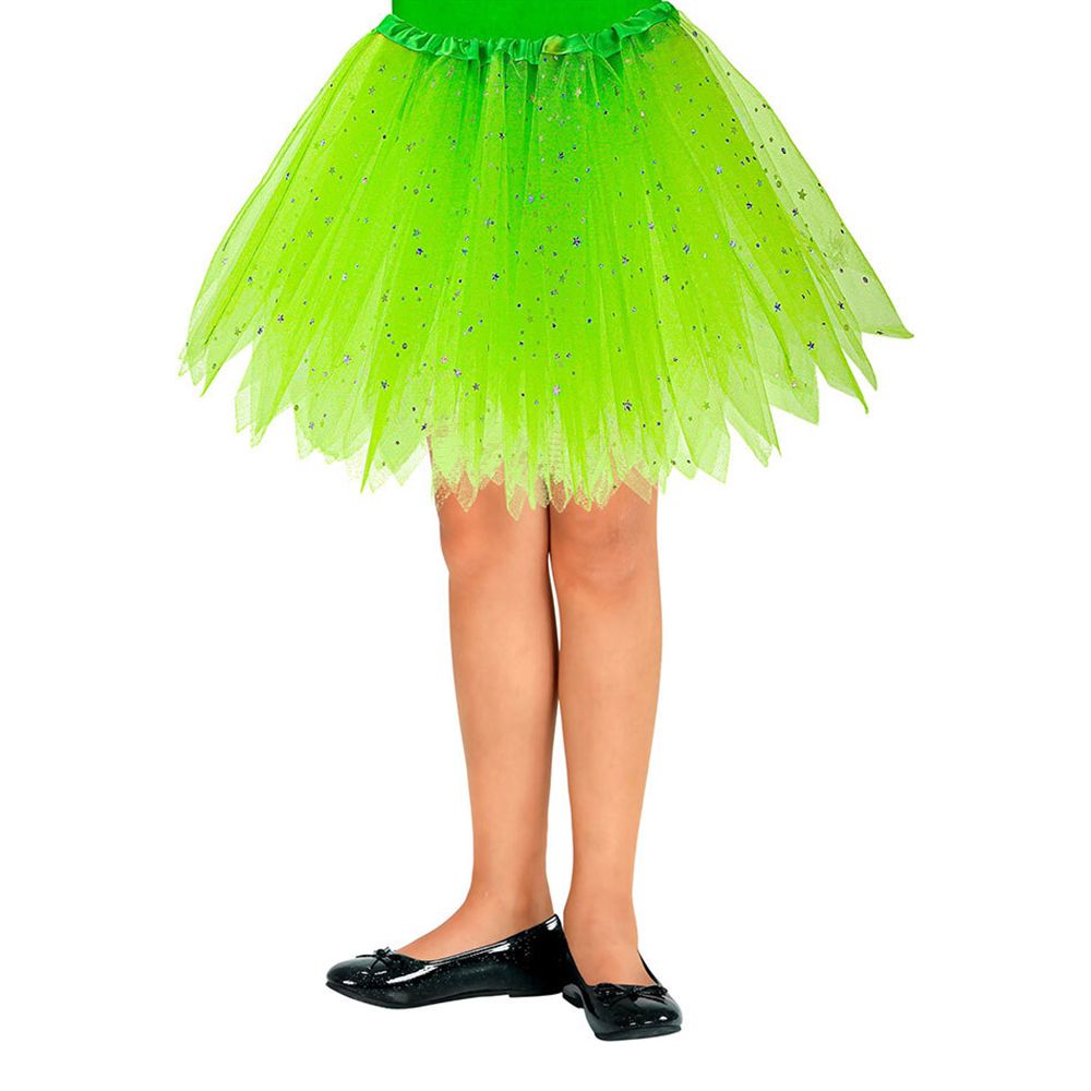 Tyllkjol Barn Glittrande Grön