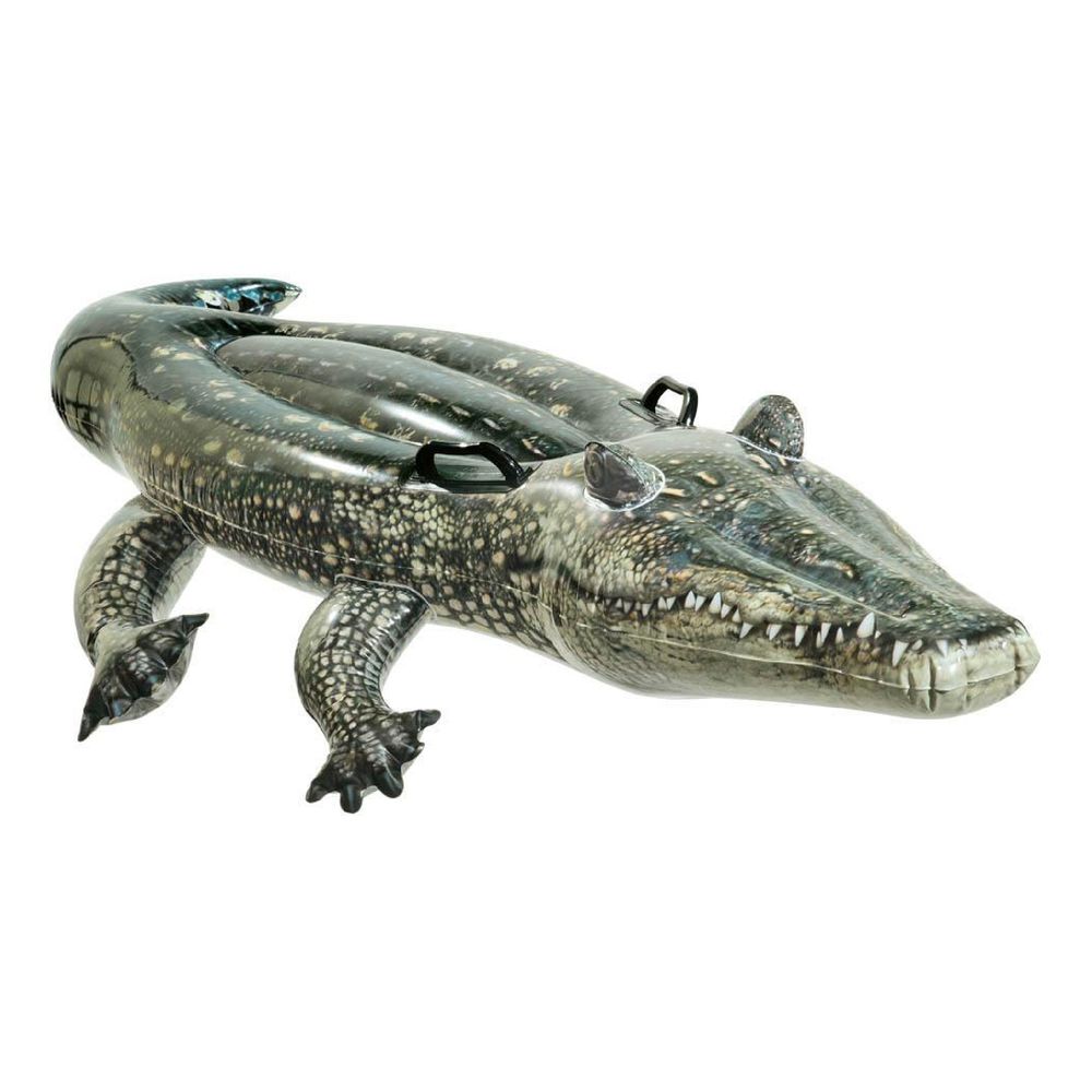 Oppblåsbar Alligator Bademadrass
