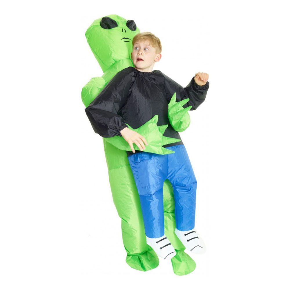 Uppblåsbar Bärande Alien Barn Maskeraddräkt