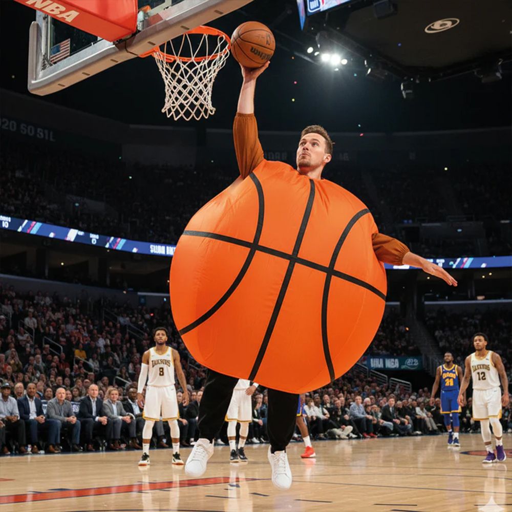 Oppustelig Basketball Kostume