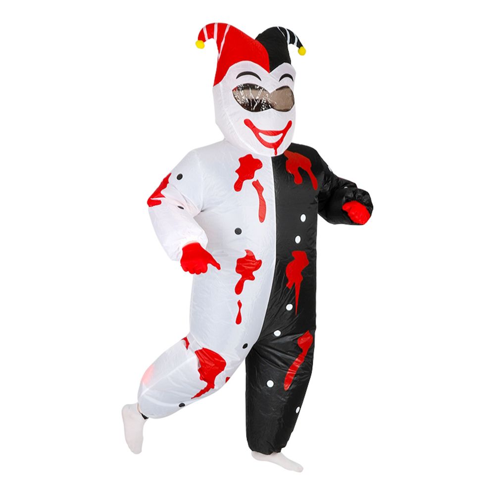 Puhallettava Verinen Joker Naamiaisasu