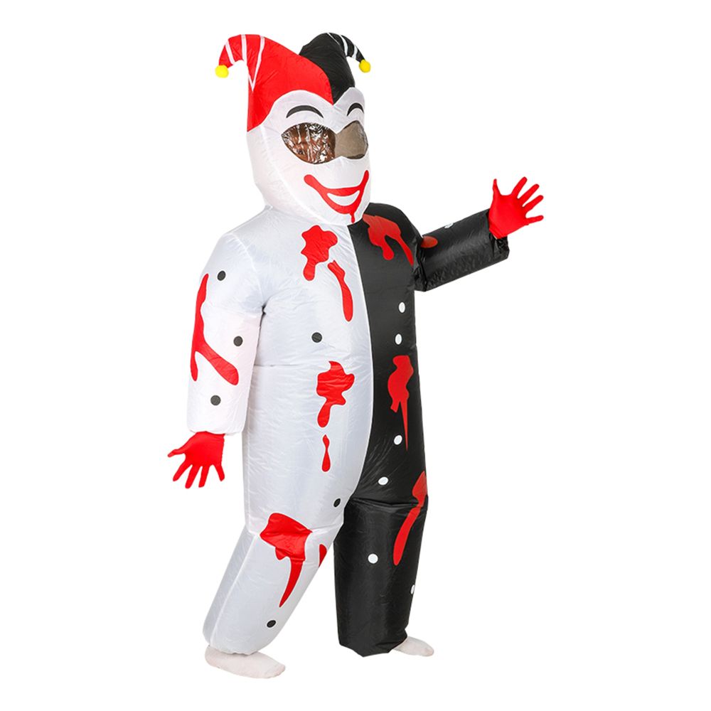 Puhallettava Verinen Joker Naamiaisasu