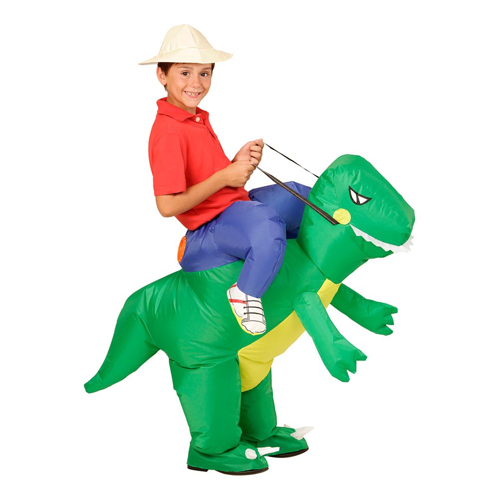 Oppblåsbar Dinosaur Barnekostyme