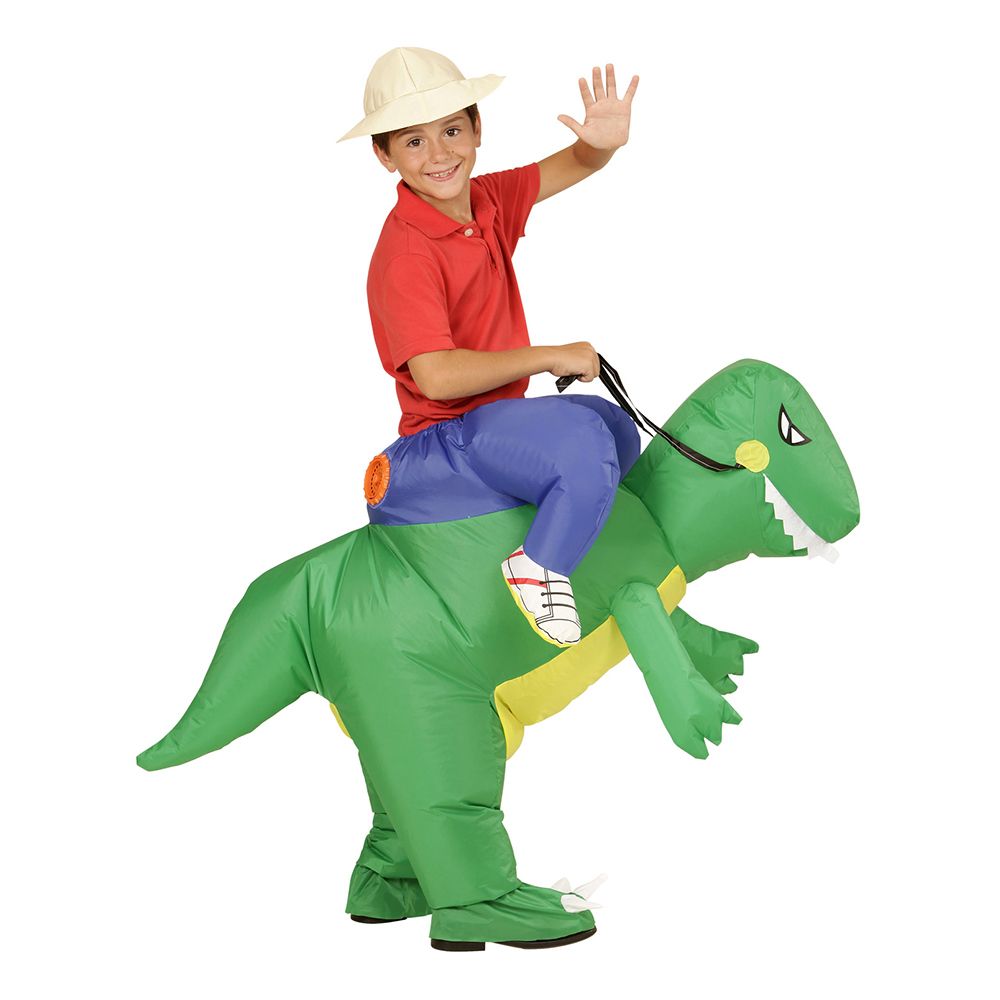 Oppblåsbar Dinosaur Barnekostyme