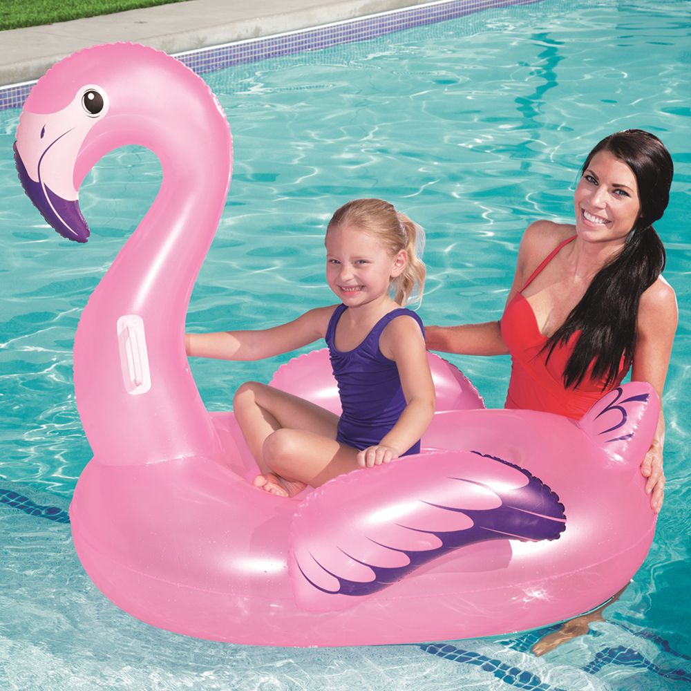 Oppblåsbar Flamingo Bademadrass