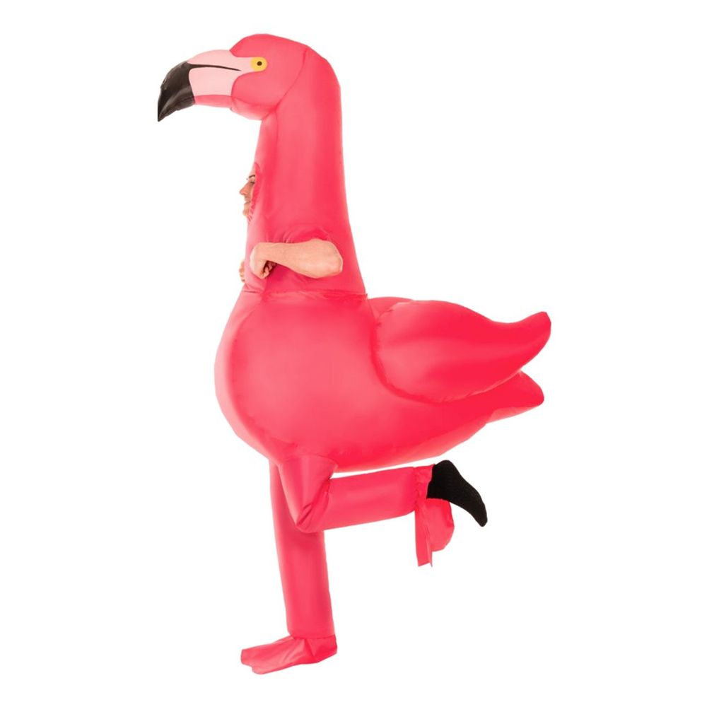 Uppblåsbar Flamingo Maskeraddräkt