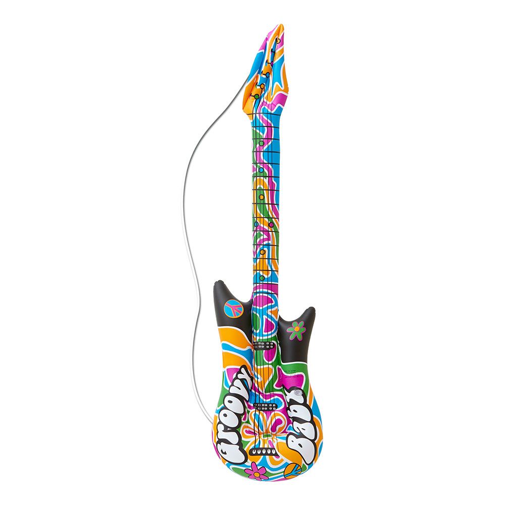 Oppblåsbar Hippie Gitar