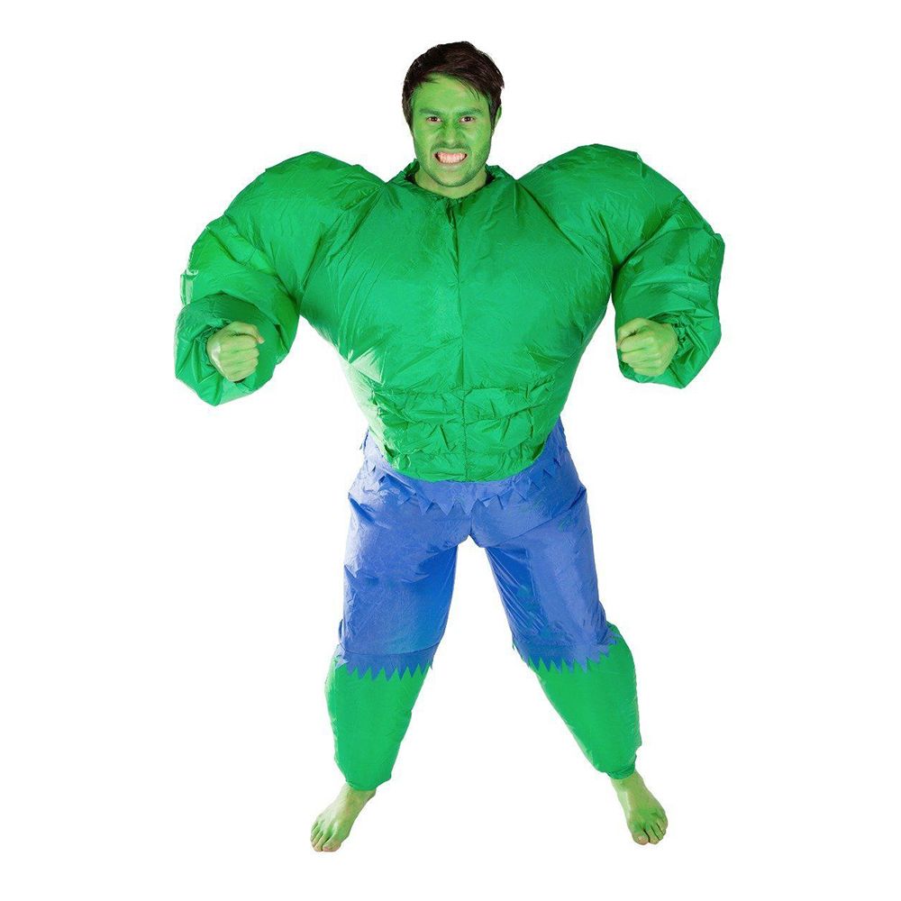 Oppblåsbart Hulken Kostyme