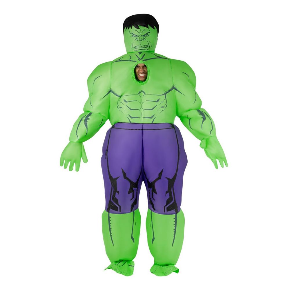 Uppblåsbar Hulken Maskeraddräkt