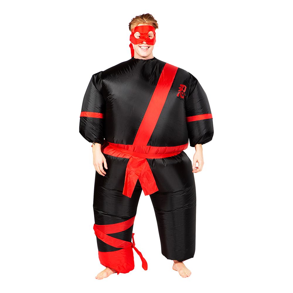 Uppblåsbar Ninja Maskeraddräkt