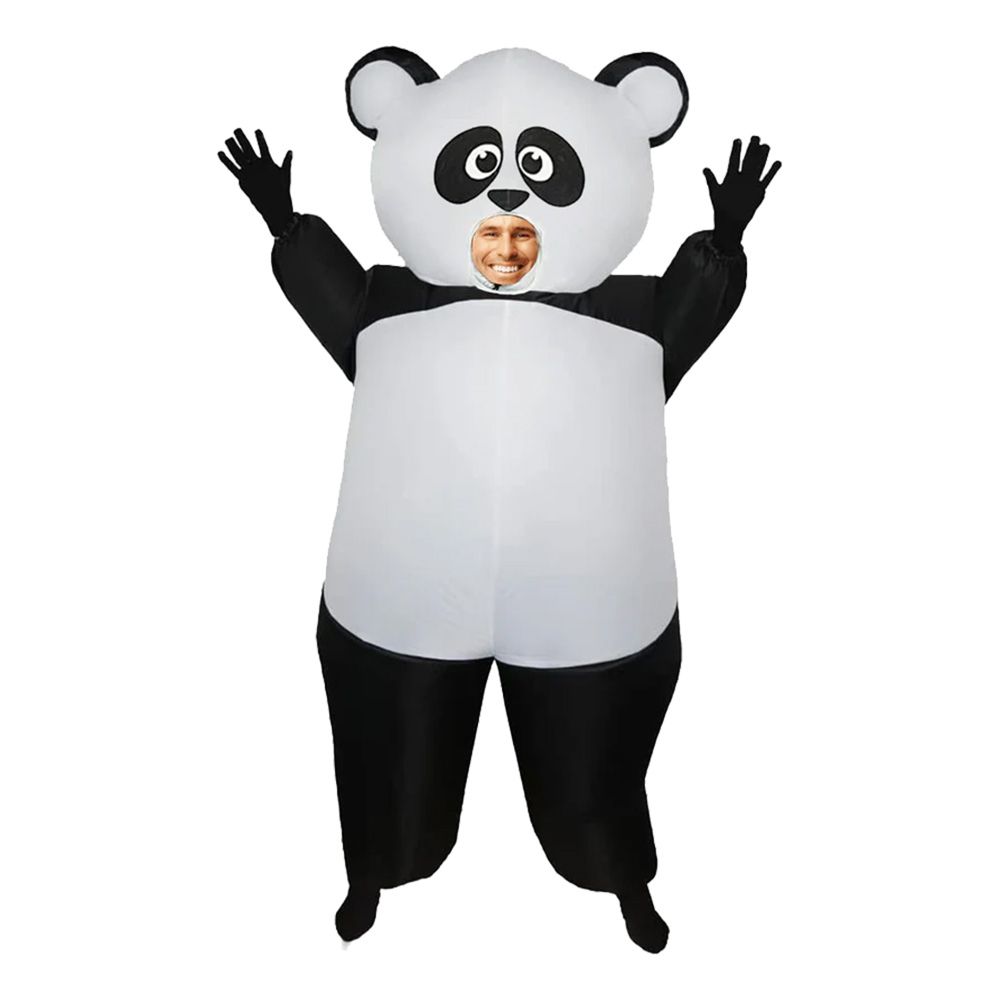 Oppusteligt Panda Kostume