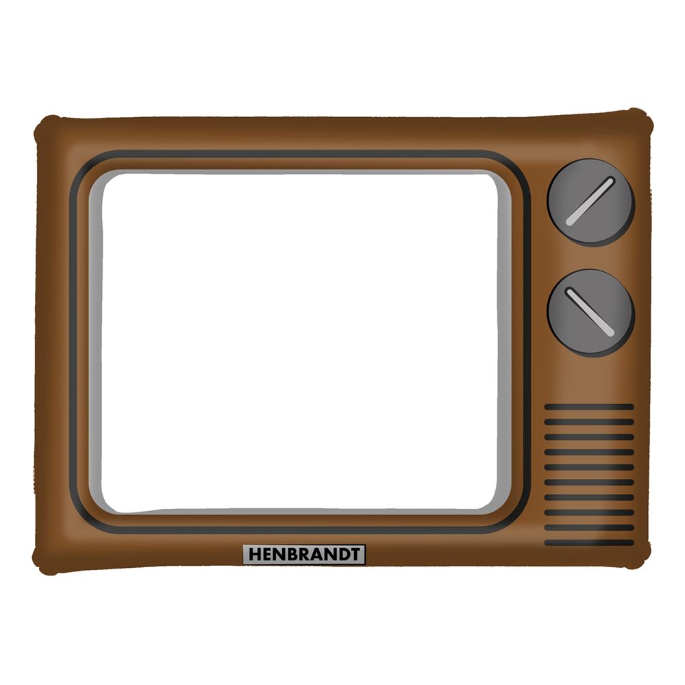 Oppblåsbar Ramme Retro-TV