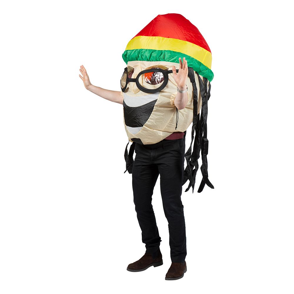 Oppblåsbar Rastafari Kostyme
