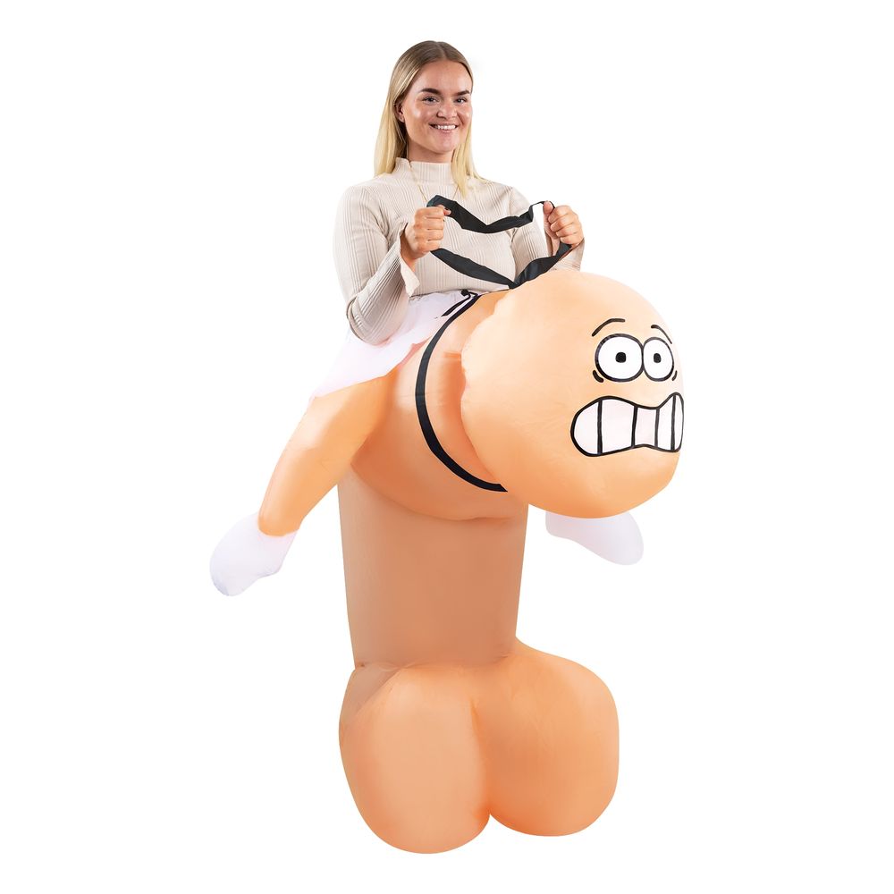 Oppblåsbar Ridende Penis Kostyme