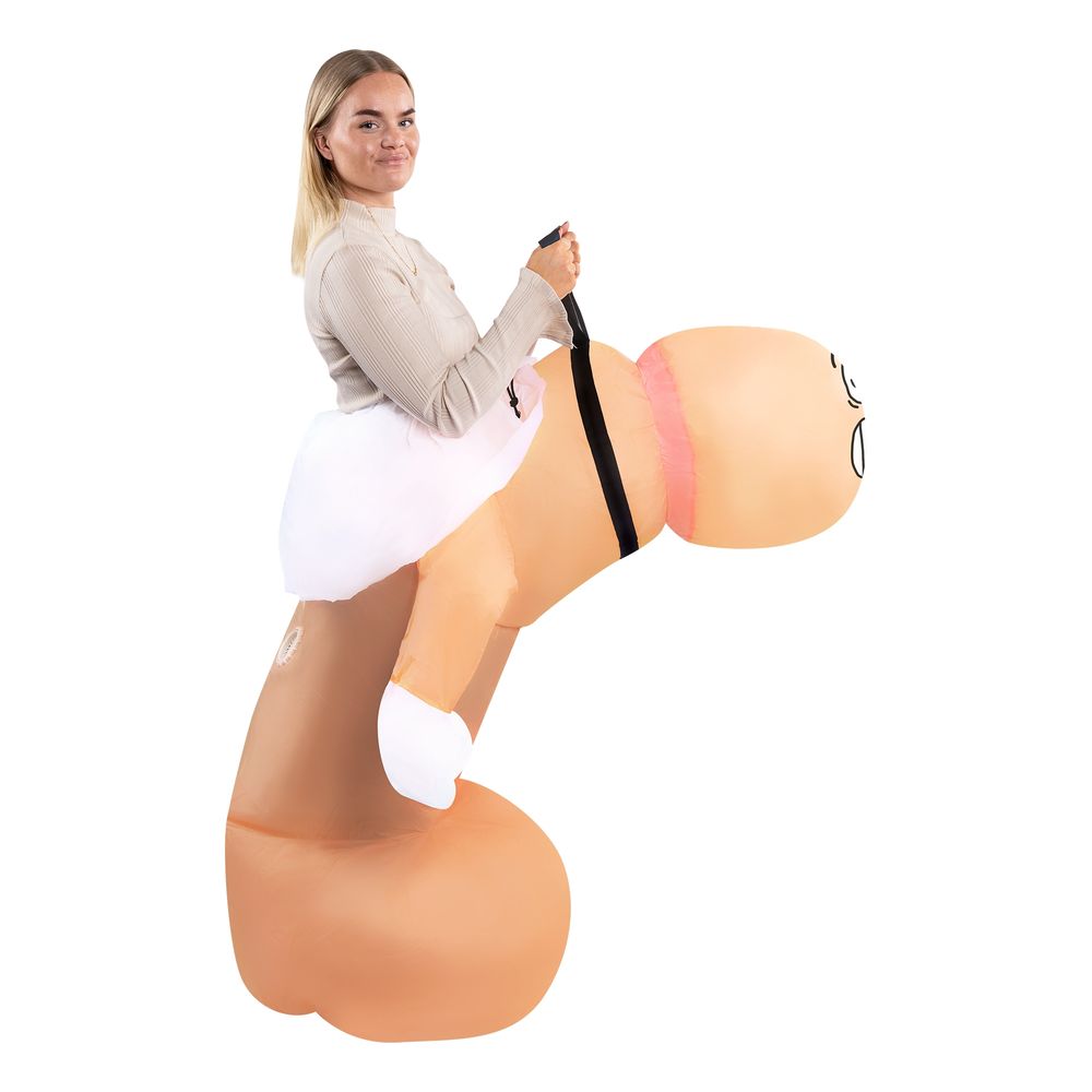 Oppblåsbar Ridende Penis Kostyme