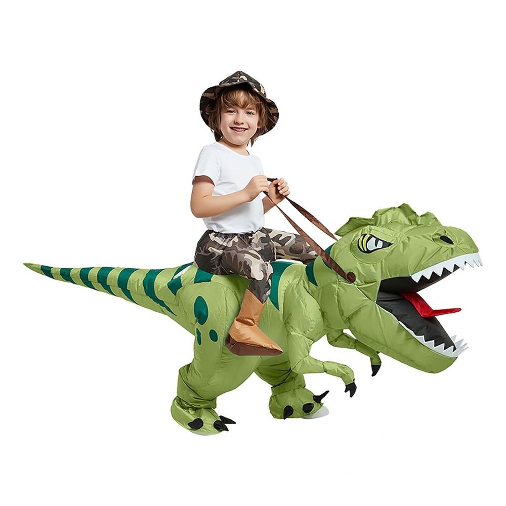 Uppblåsbar Ridande T-Rex Barn Maskeraddräkt