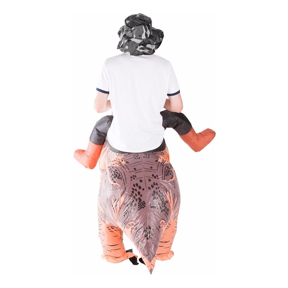 Oppustelig Ridende T-Rex Kostume