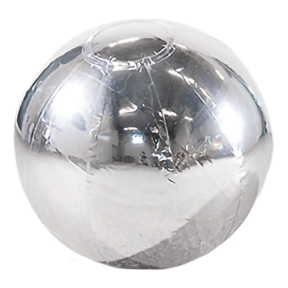 Uppblåsbar Spegelboll Silver