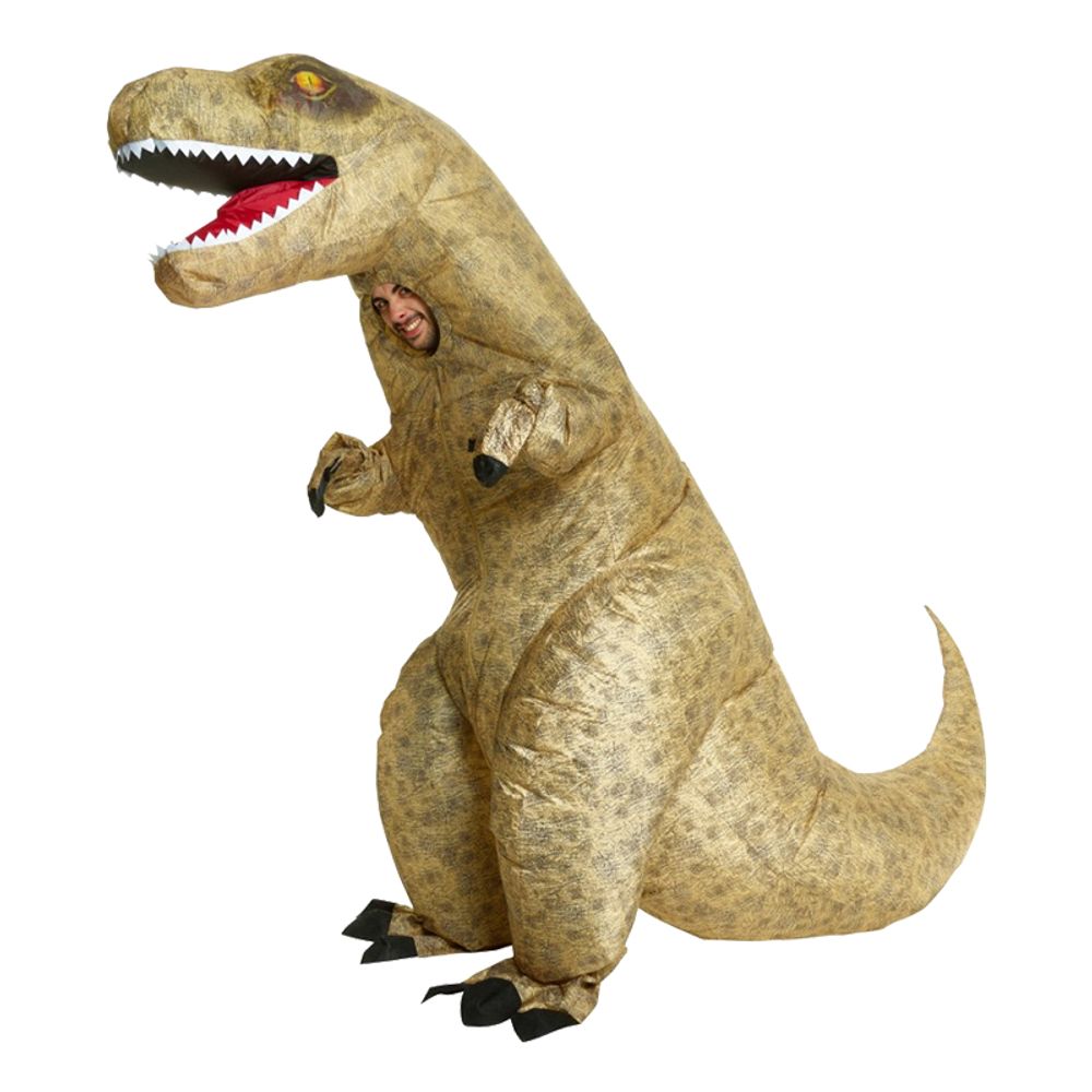 Oppblåsbar T-Rex Dinosaur Kostyme