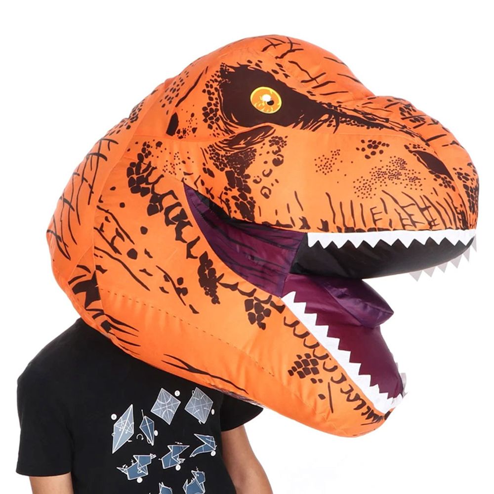 Uppblåsbar T-Rex Mask