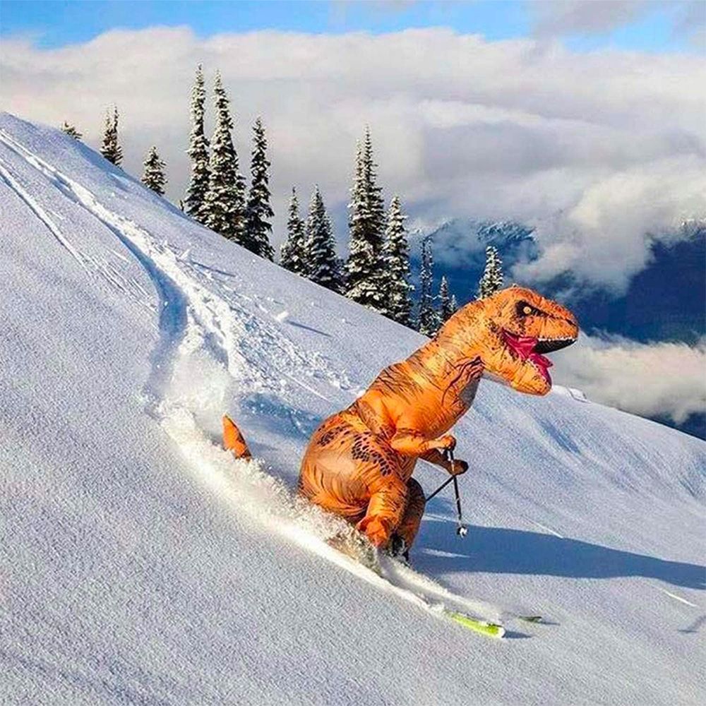 Oppblåsbar T-Rex Kostyme