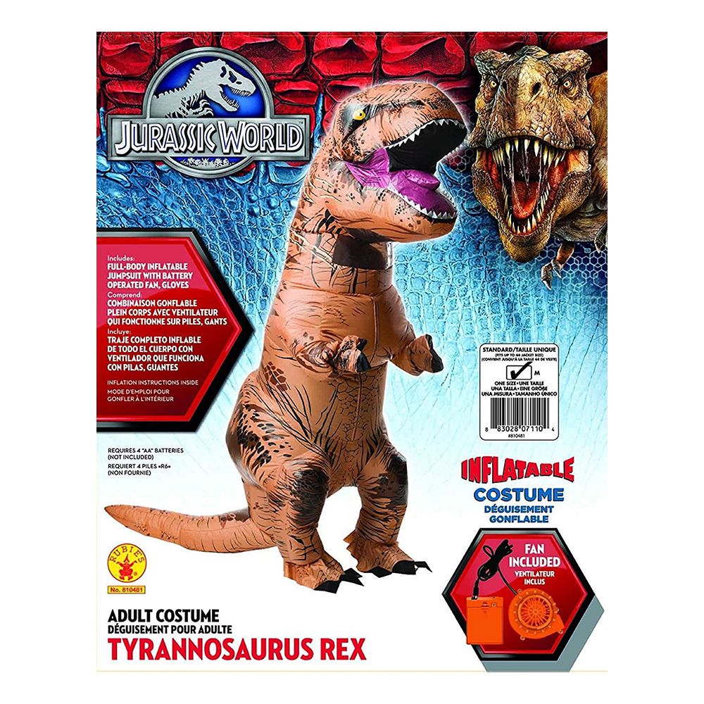 Oppblåsbar T-Rex Kostyme