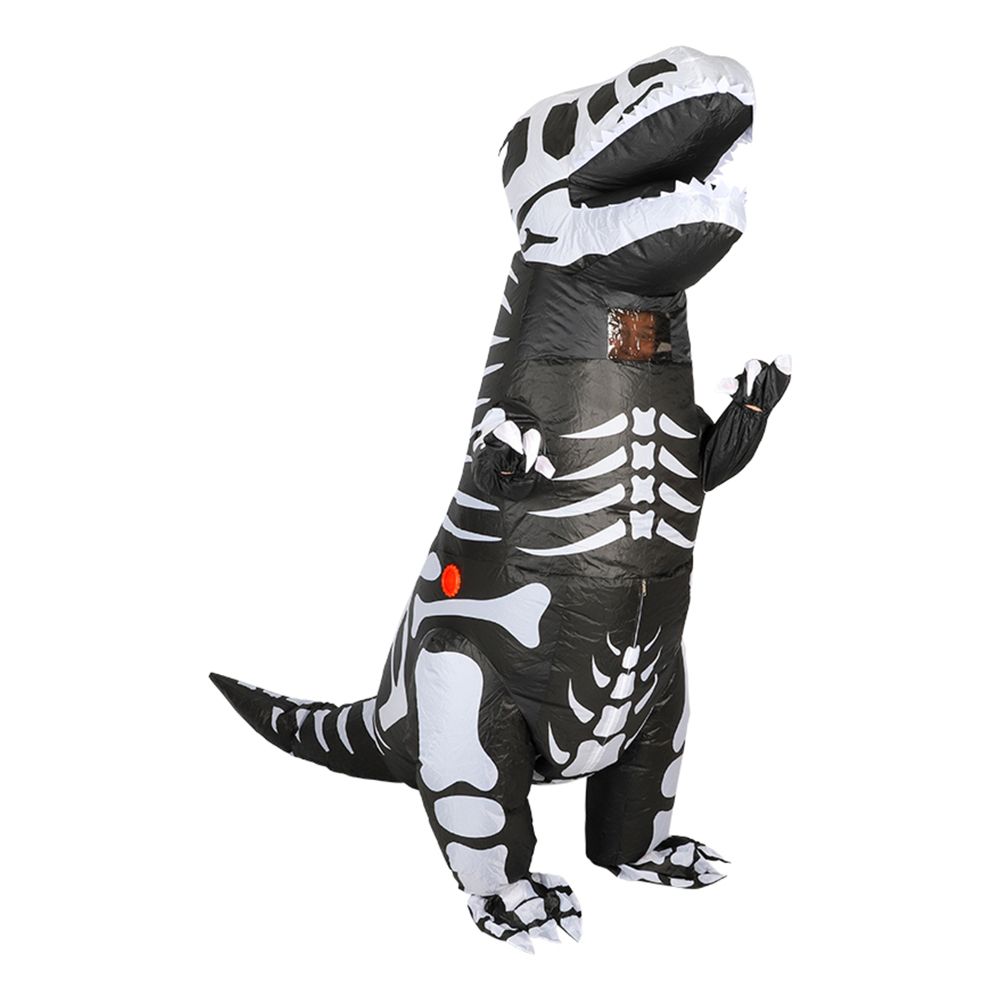 Puhallettava T-Rex-Luuranko Naamiaisasu