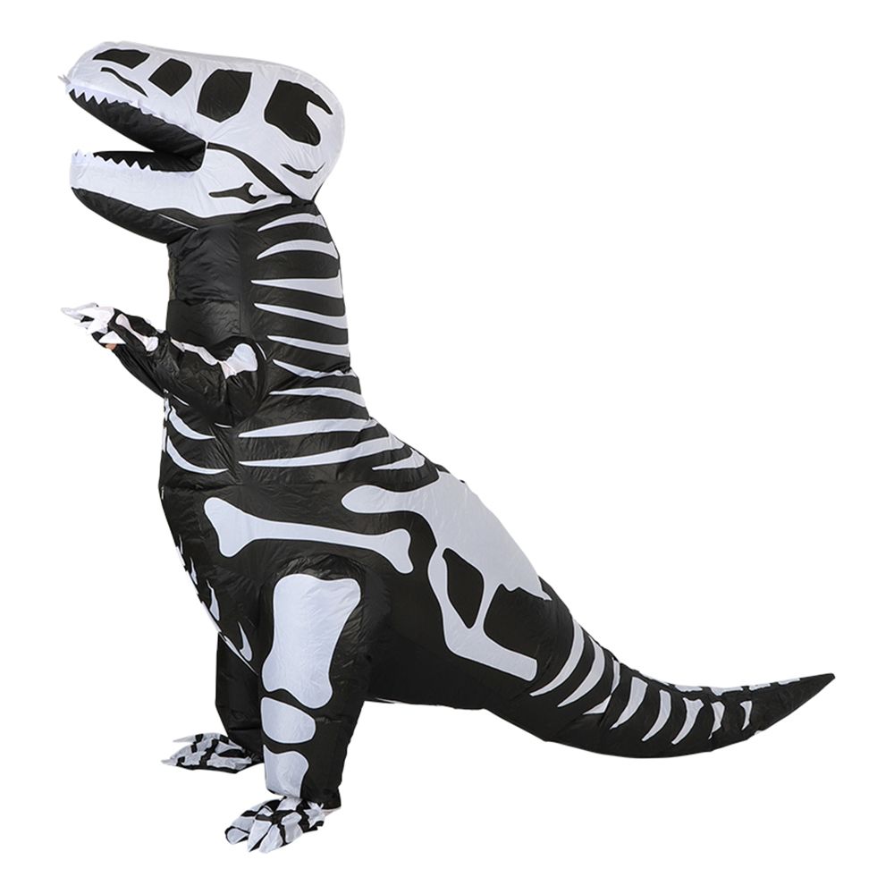 Puhallettava T-Rex-Luuranko Naamiaisasu