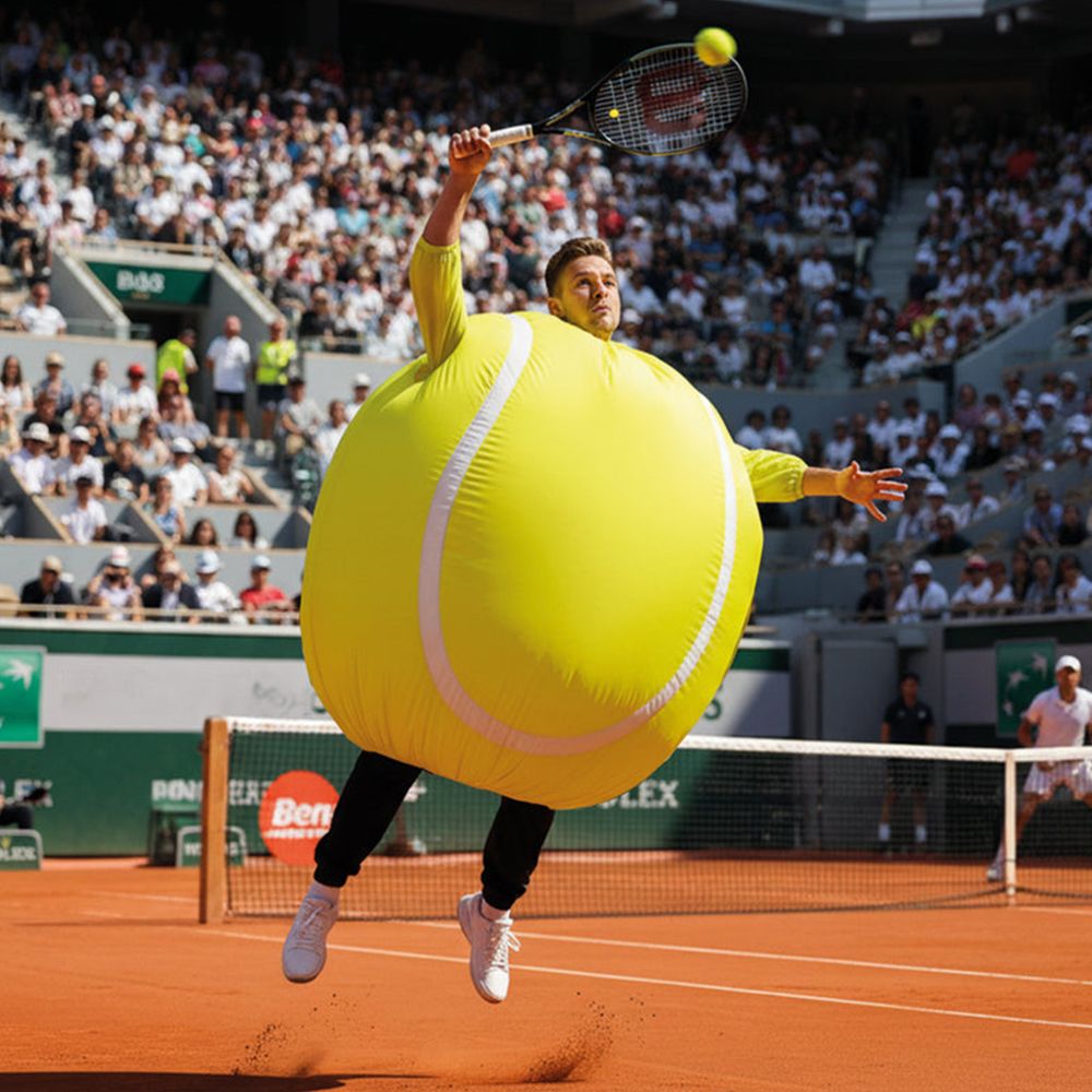 Oppustelig Tennisbold Kostume