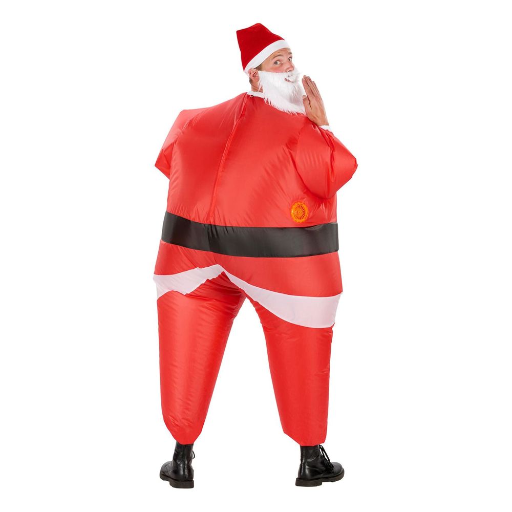 Oppustelig Julemand Kostume