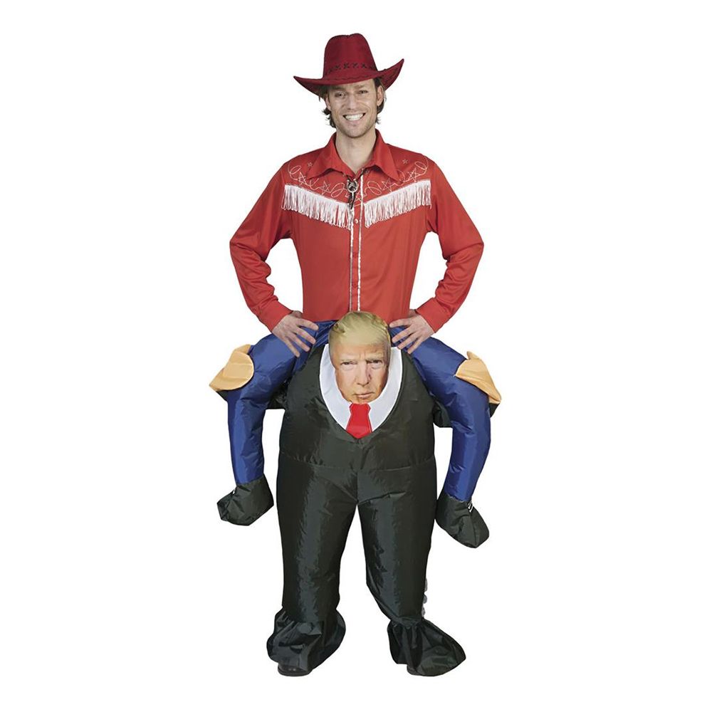 Oppblåsbar Trump kostyme