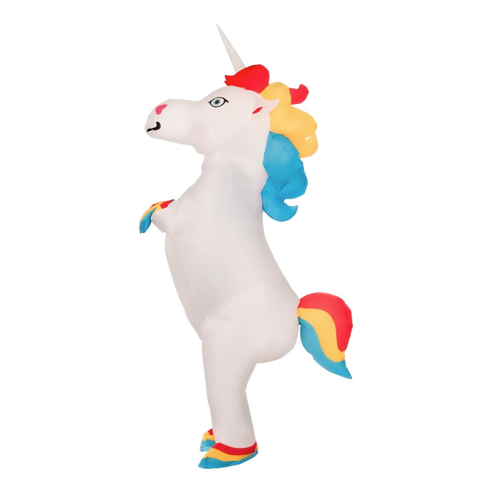 Uppblåsbar Unicorn Maskeraddräkt