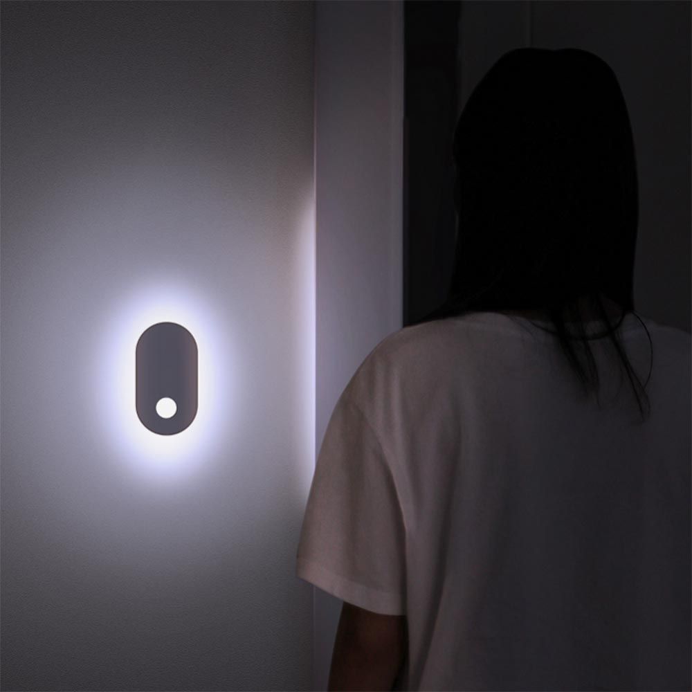 Ladbar LED-lampe med Bevegelsessensor