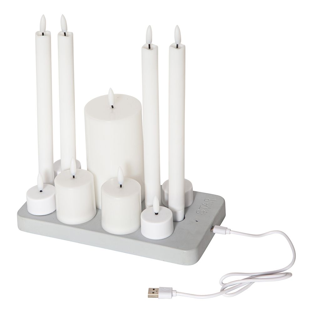 Uppladdningsbara LED Ljus Set