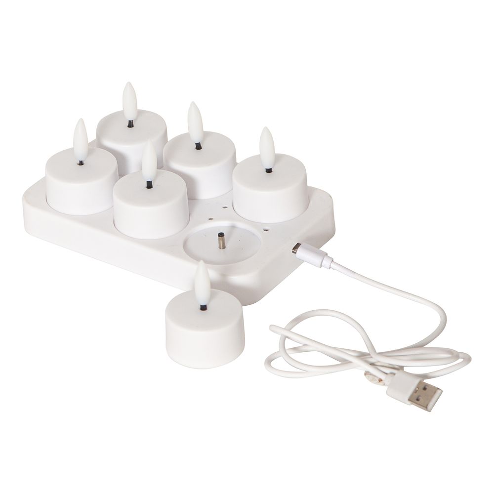 Oppladbare LED-telys