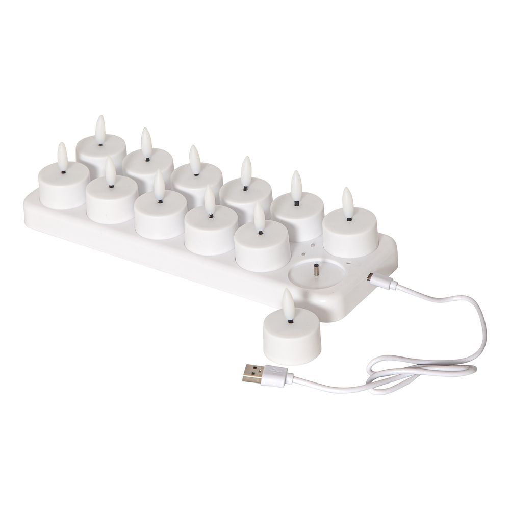 Oppladbare LED-telys