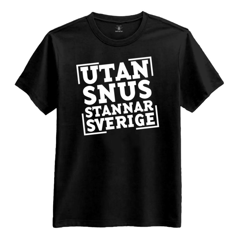 Utan Snus Stannar Sverige T-shirt
