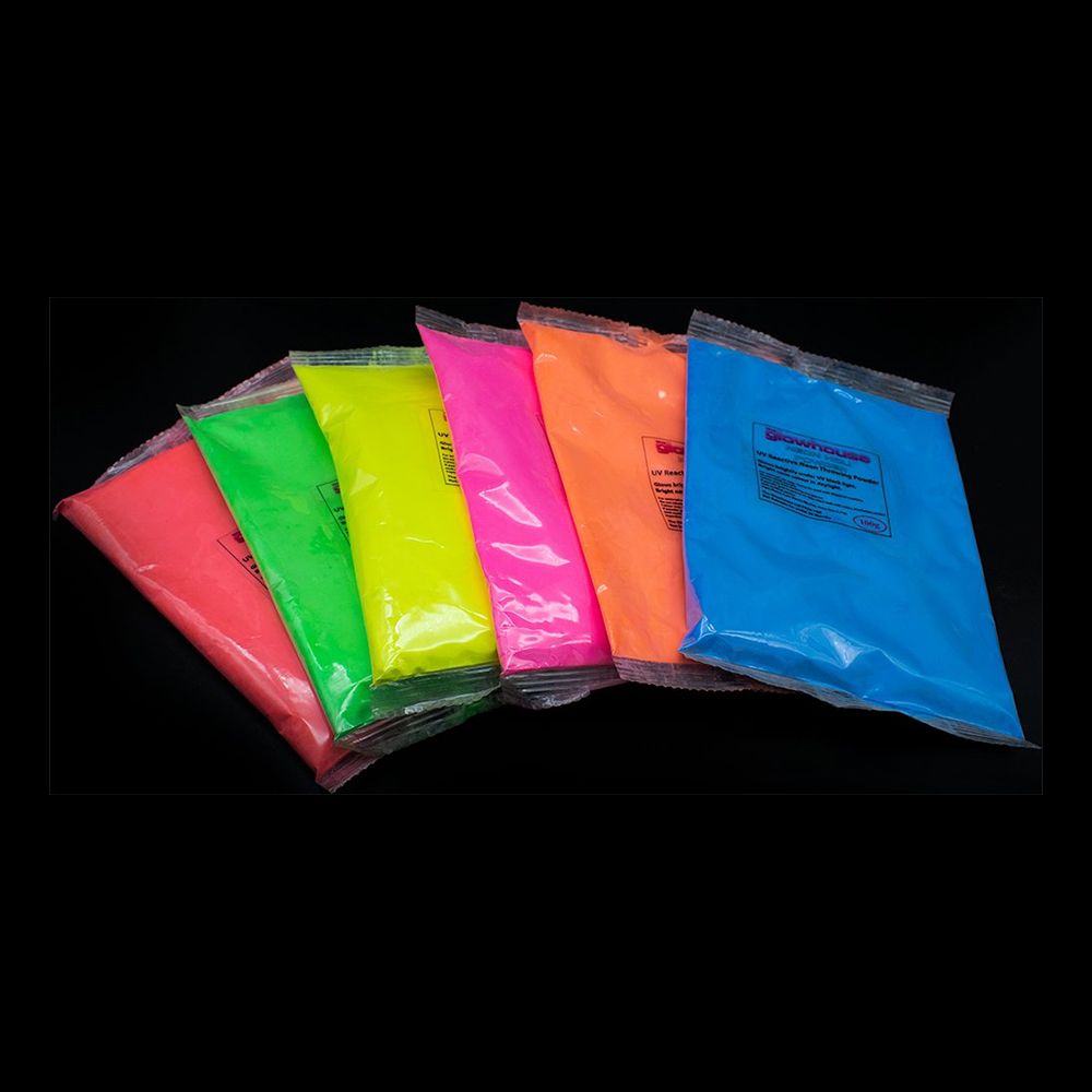UV Neon Holipulver Grønn
