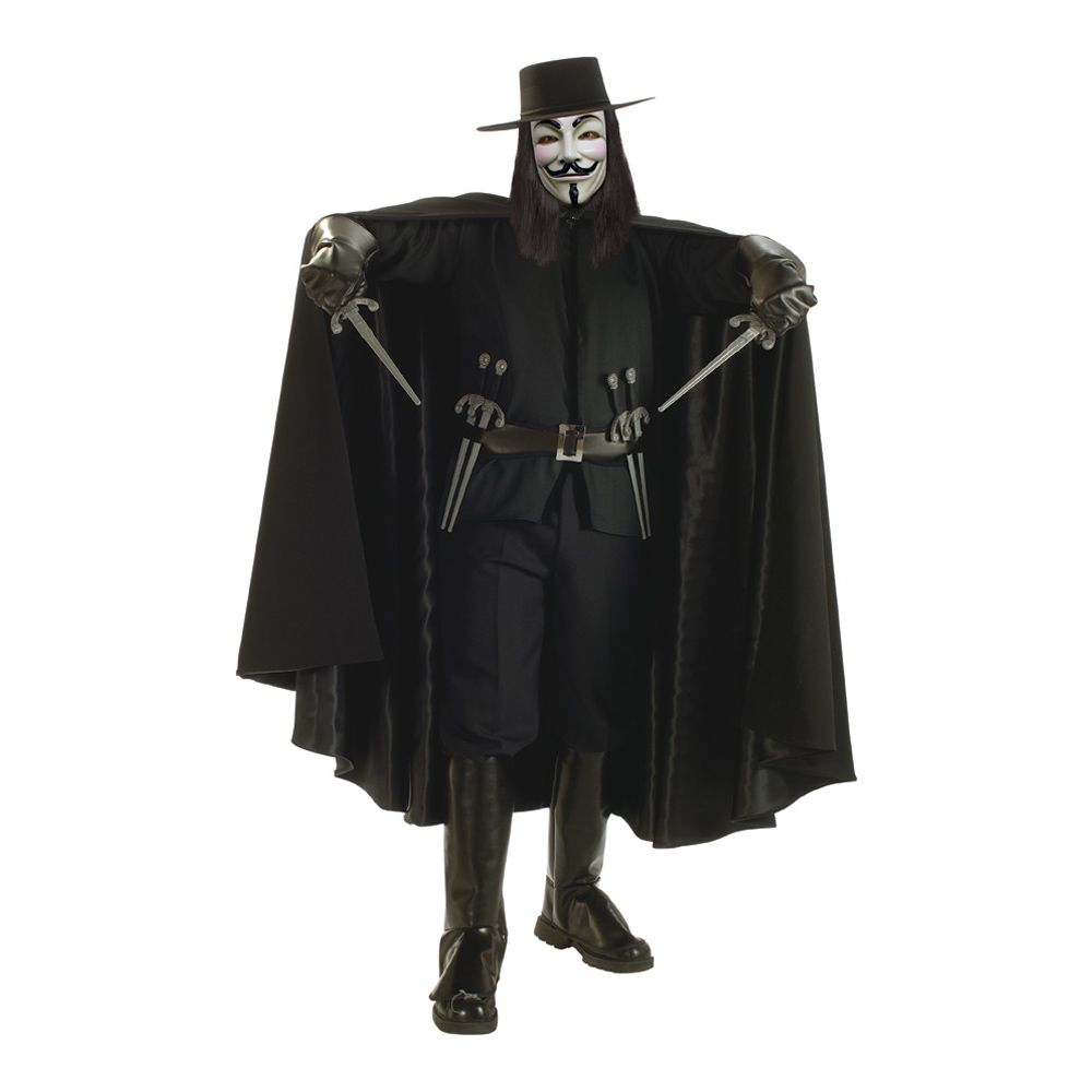 V For Vendetta Deluxe Kostyme
