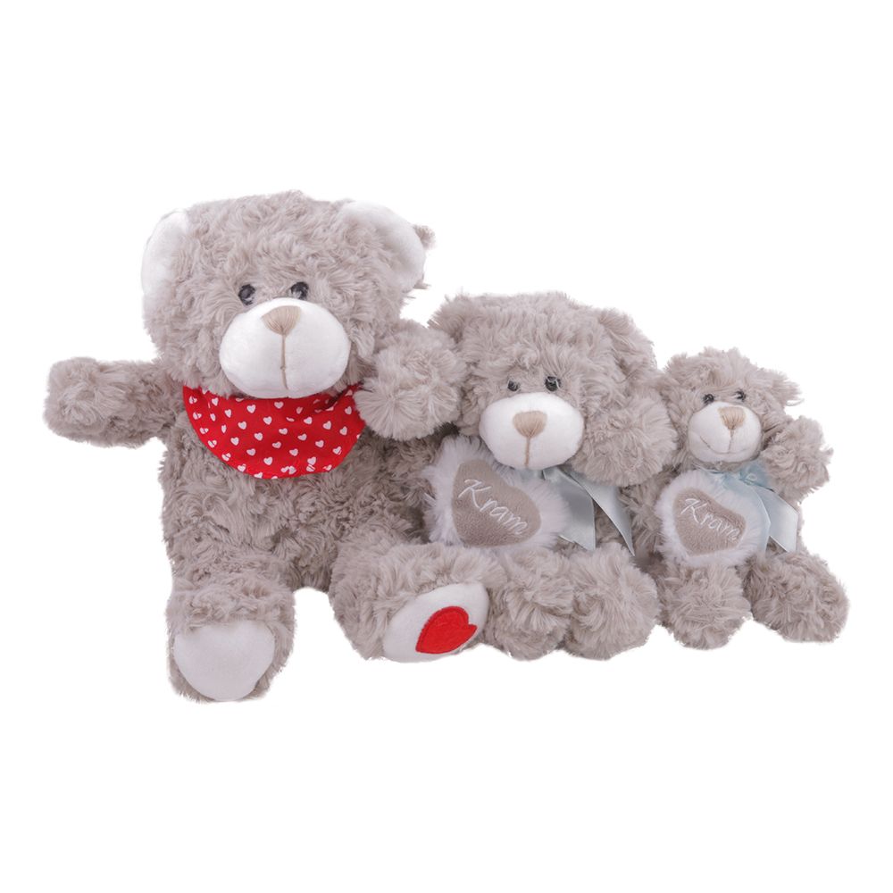 Valentine Myk Bamse Grå