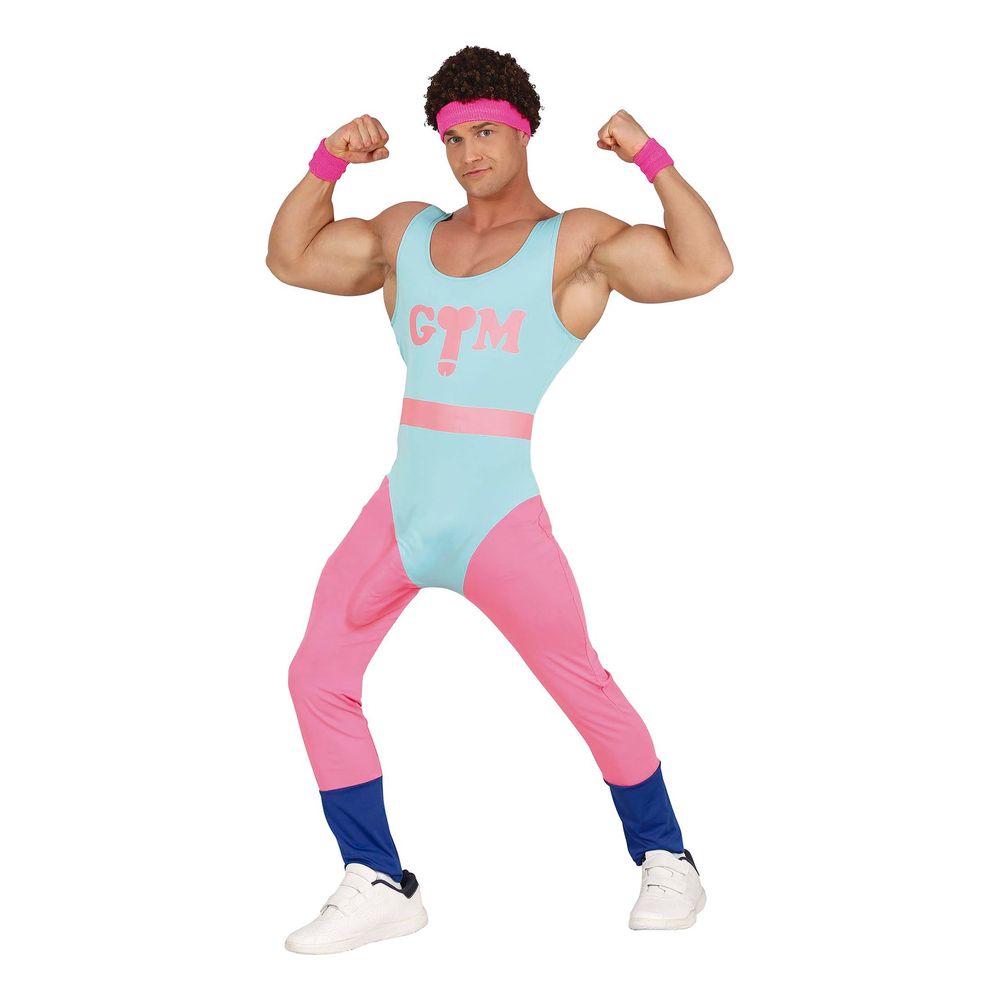 Veludrustet 80'er Aerobics Fyr Kostume