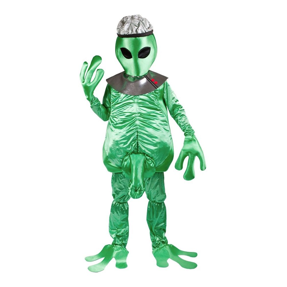 Välhängd Alien Maskeraddräkt