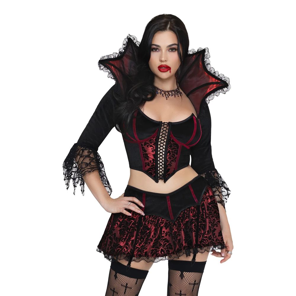 Vampyyri Love Bite Deluxe Naamiaisasu