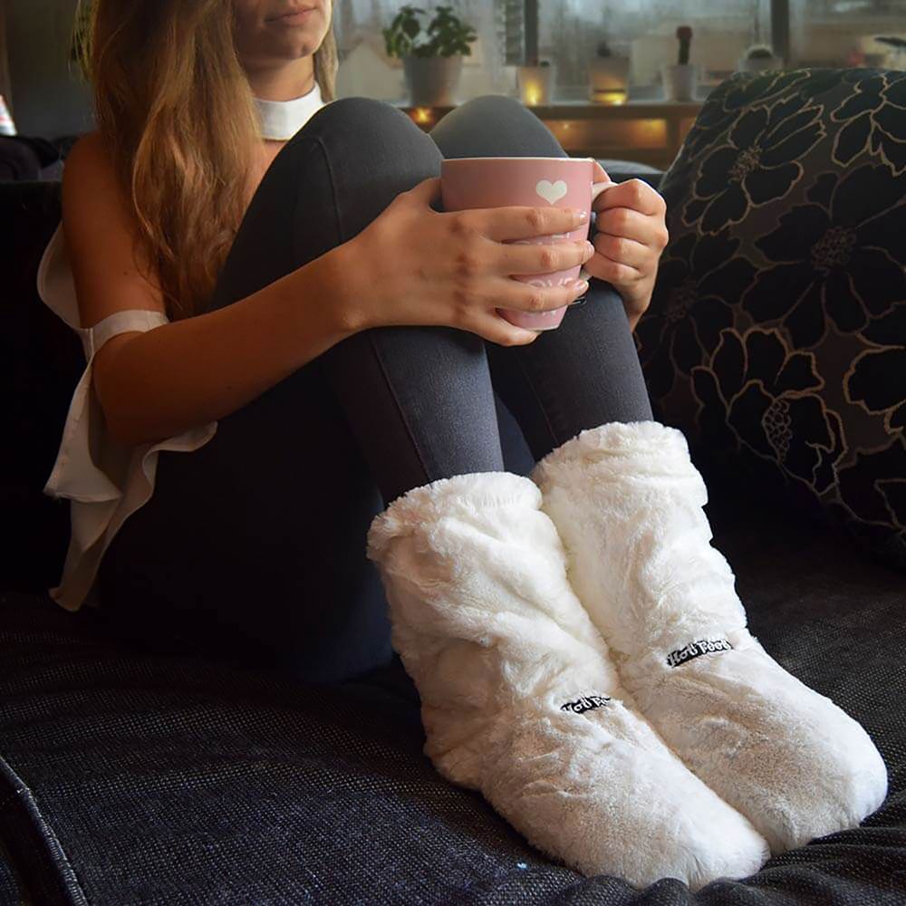 Hot Feet Värmetofflor Deluxe
