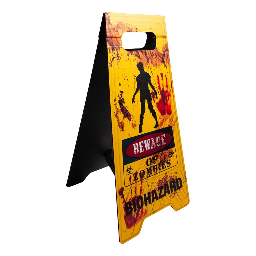Advarselsskilt Beware Of Zombies