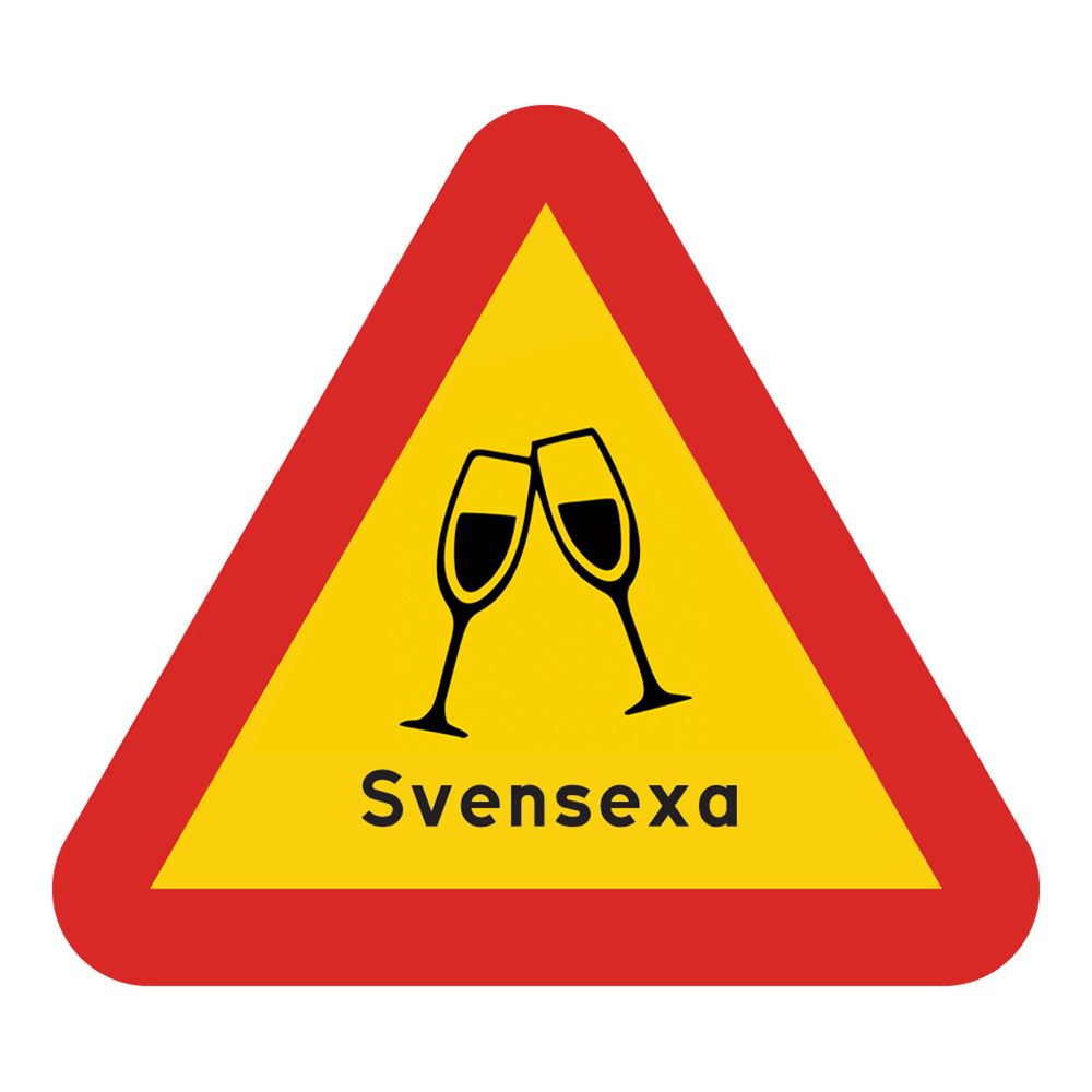 Varningsskylt Möhippa/Svensexa