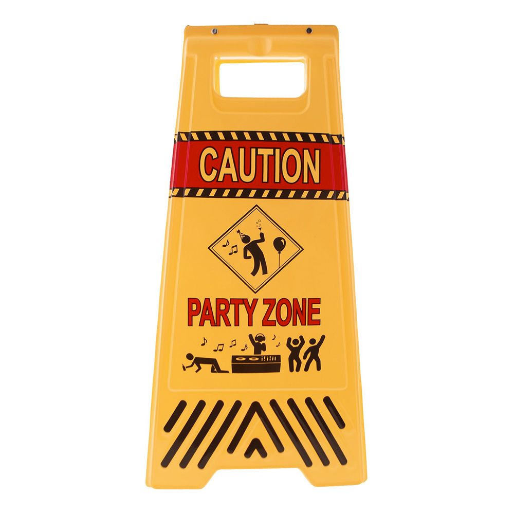 Varselskilt Party Zone